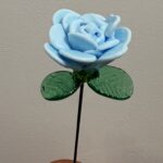 Rose éternelle en verre de Murano