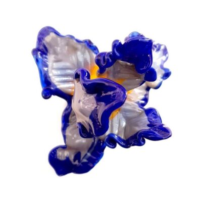 Fleur Iris en verre de Murano