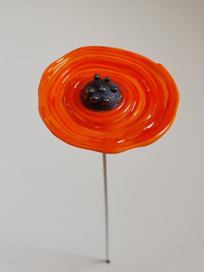 Fleur artificielle en verre