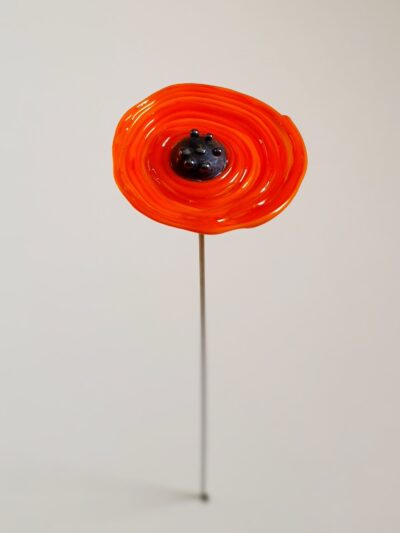 Fleur artificielle en verre