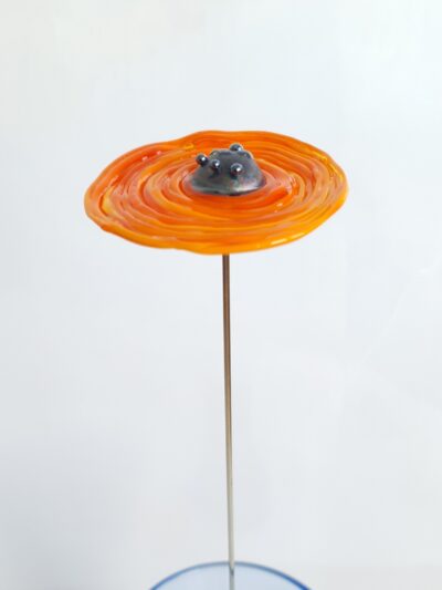 Fleur décorative en verre de Murano