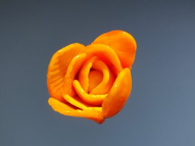 Fleur tulipe en verre
