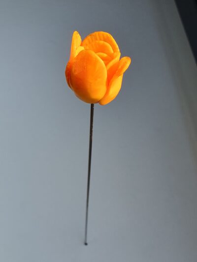 Fleur tulipe en verre
