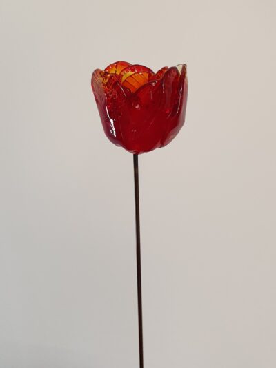 Fleur en verre de Murano tulipe