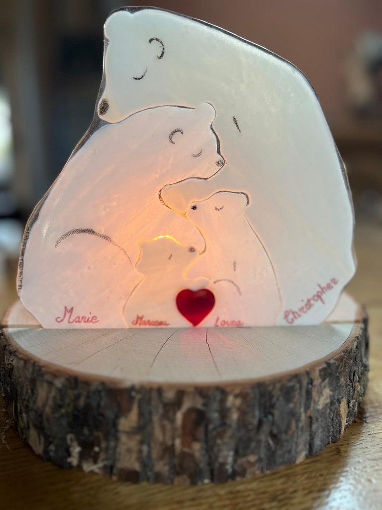 Objets décoratifs en verre