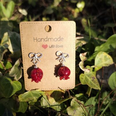 Boucles d'oreilles en verre de Murano