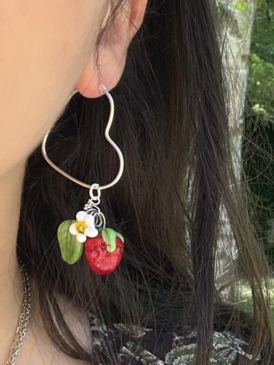 Boucles d'oreilles n°009 Fraise