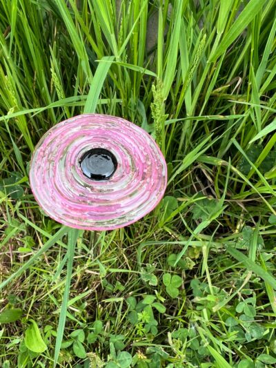 Coquelicot en verre n°008 Rose – Image 2