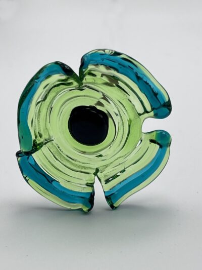 Fleur en verre extérieur
