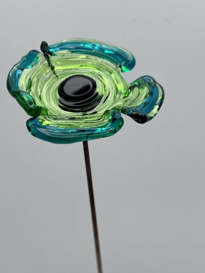 Fleur en verre extérieur