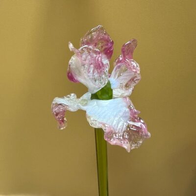 Fleur en verre Iris