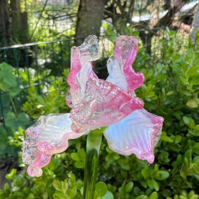 Fleur en verre Iris
