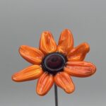 Fleur en verre marguerite