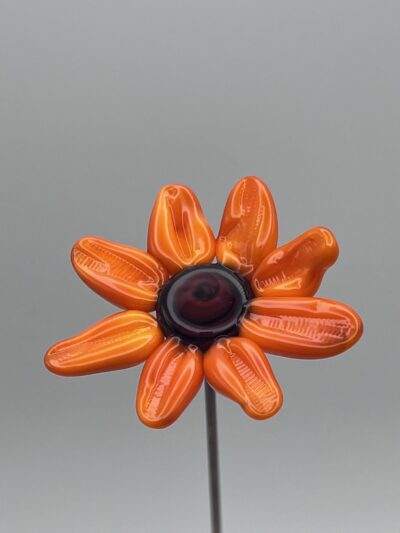 Fleur en verre marguerite