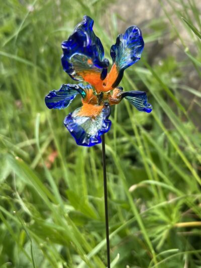 Fleur en verre soufflé de Murano