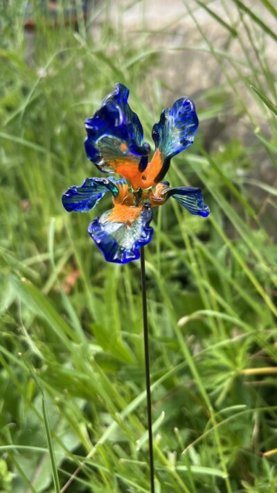 Fleur en verre soufflé de Murano