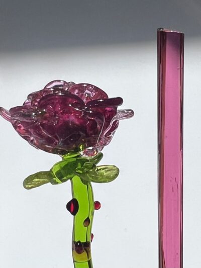 Rose en verre n°019 – Image 8