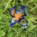 Fleurs en verre artisanales