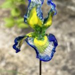 Fleurs en verre sur tige