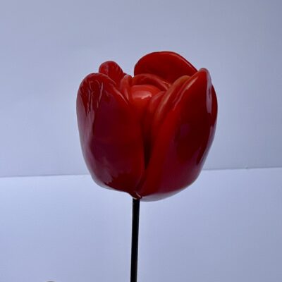 Fleur verre soufflé