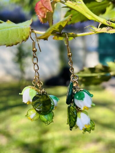 Boucles d’oreilles Fleurs