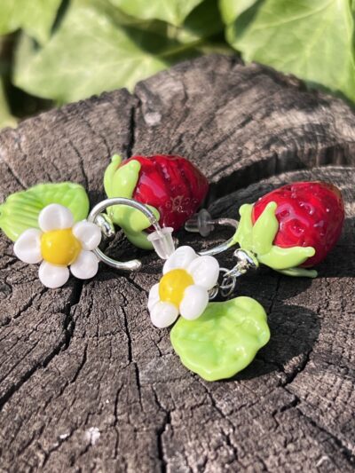 Boucles d’oreille perles