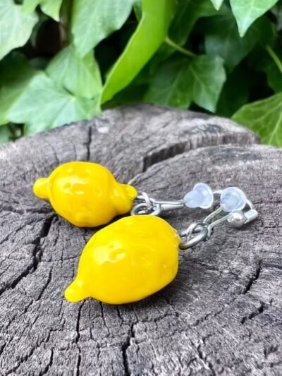 Boucles d'oreilles verre