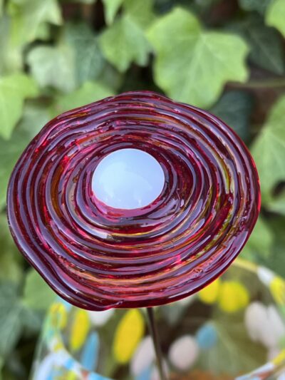 Coquelicot en verre