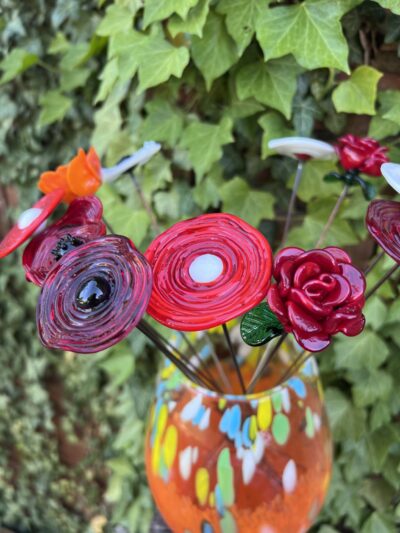 Coquelicot en verre
