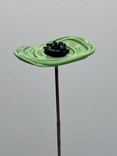 Coquelicot en verre soufflé