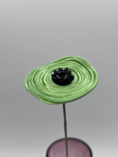 Coquelicot en verre soufflé