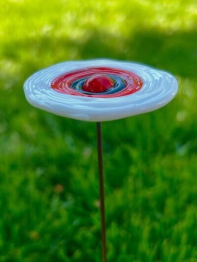 Fleur artificielle verre