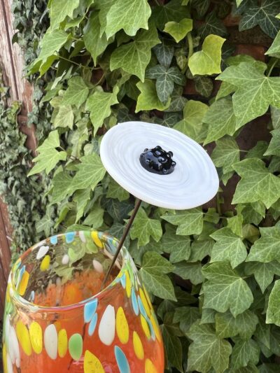 Coquelicot en verre n°017 Blanc pur – Image 5