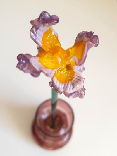 Fleur en verre de Murano