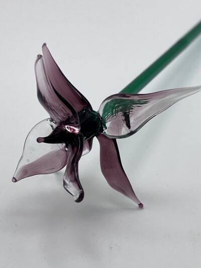 Fleur en verre de Murano Iris