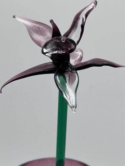 Fleur en verre de Murano Iris