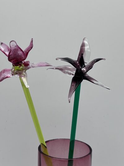 Fleur en verre de Murano Iris