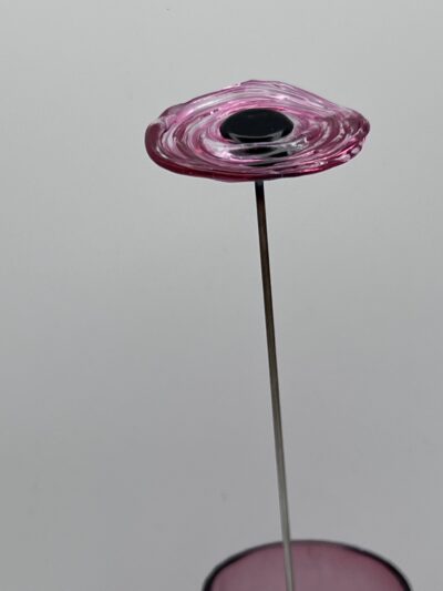 Coquelicot en verre n°31 Rose extralud foncé – Image 4