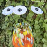 Fleurs verre soufflé