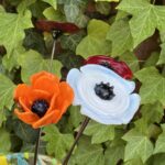 Fleurs verre soufflé