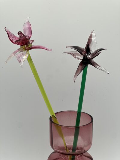 Iris en verre de Murano