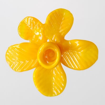 Jonquille éternelle en verre de Murano