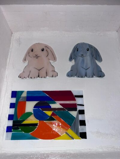 Objet de table n°001 Plat multicolore – Image 3