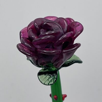 Roses en verre de Murano