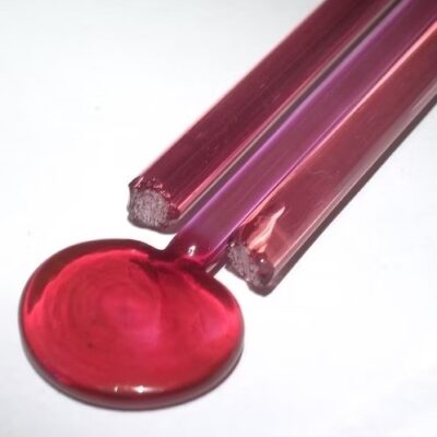 Rose en verre n°028 Rubis à l'Or – Image 6