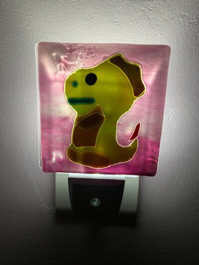 Veilleuse verre artisanale