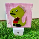 Veilleuse verre personnalisée