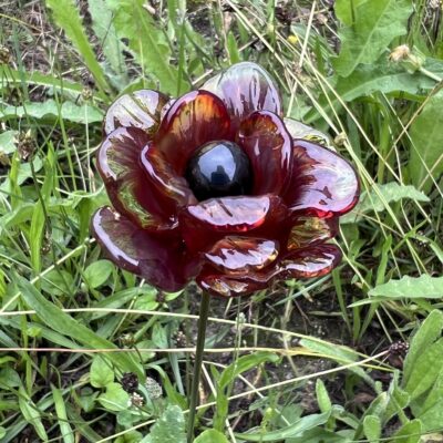 Pivoine en verre de Murano