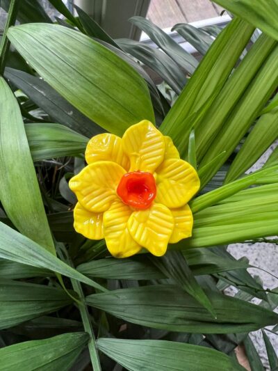 Jonquille en verre de Murano