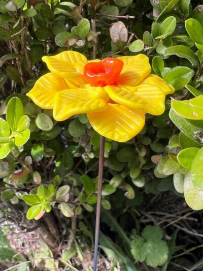 Jonquille en verre de Murano